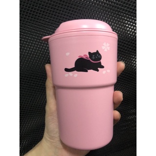 現貨 櫻花 貓咪 黑貓 咖啡杯 水杯 杯子 環保杯