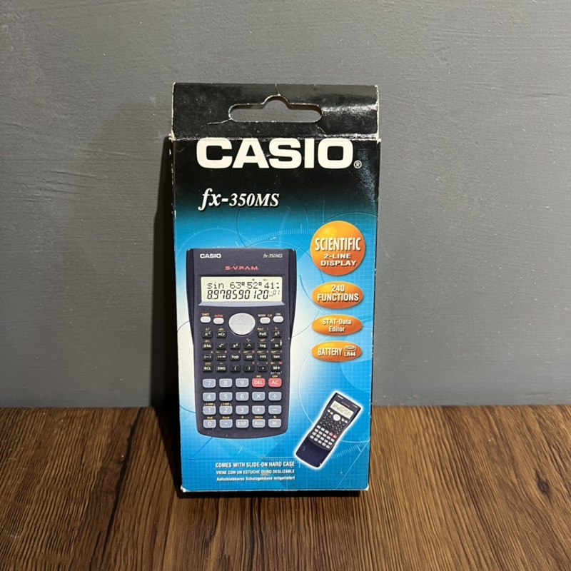 公館可面交CASIO 卡西歐 工程計算機 Fx-350MS 有盒及說明書