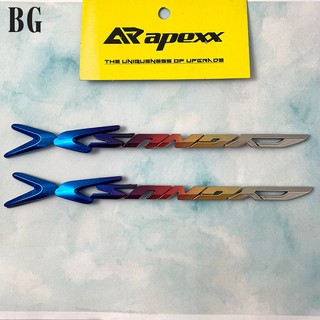 [BG] APEXX LOGO 字貼 鍍鈦 勁戰 CYGNUS-X 貼紙 車貼 機車貼紙