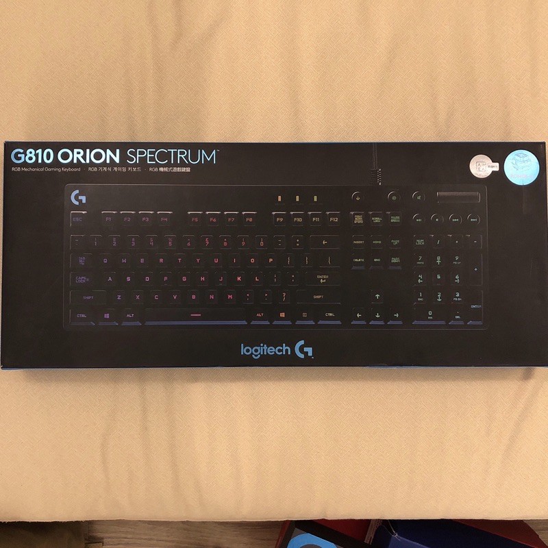 （全新）羅技logitech g810機械式鍵盤