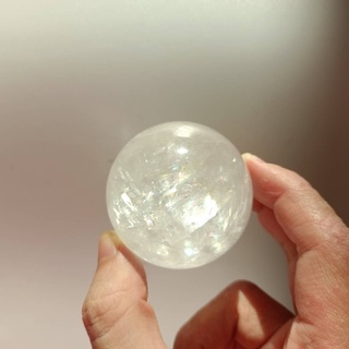 能量星球✳白水晶球 White Quartz│水晶球系列 Rock Crystal 彩虹 爆彩