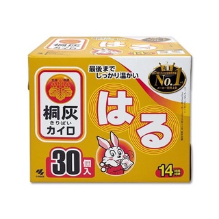 日本製~桐灰小白兔14H貼式暖暖包