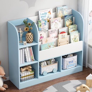 立太9學生書架繪本架收納架玩具置物架小型家用寶寶書架客廳落地矮書柜