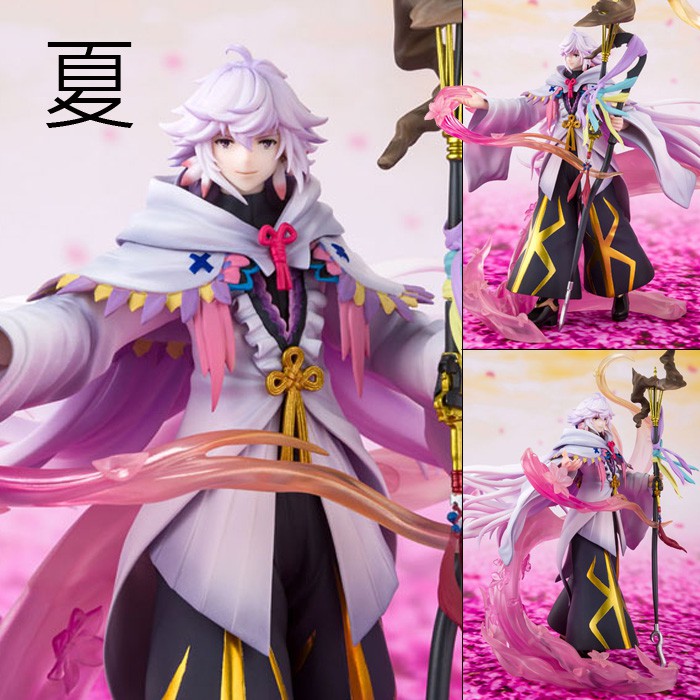 夏本舖 代理bandai Figuarts Zero Fgo 花之魔術師梅林魔法先知法杖美少年fate 蝦皮購物