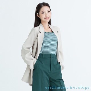 earth music&ecology 後開衩造型剪裁西裝外套(LA23L0Y0200)