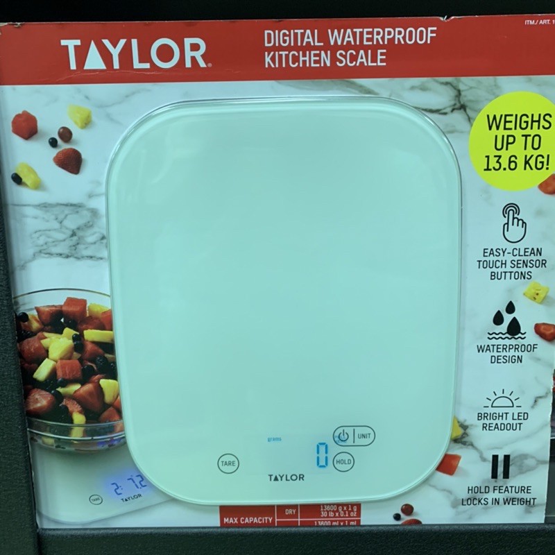 Taylor 廚房用電子磅秤 (適用AAA電池三入)