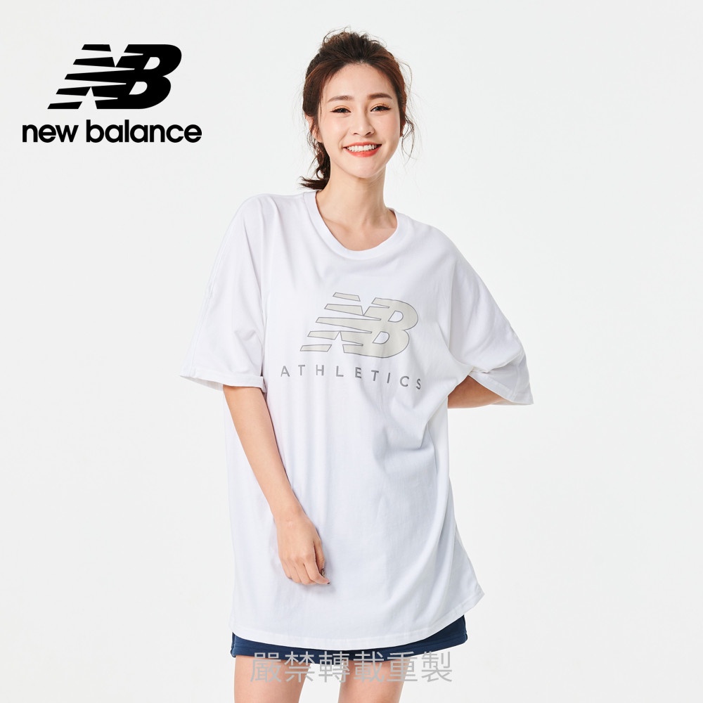 【New Balance】 NB 短袖上衣_女性_白色_AWT23503WT