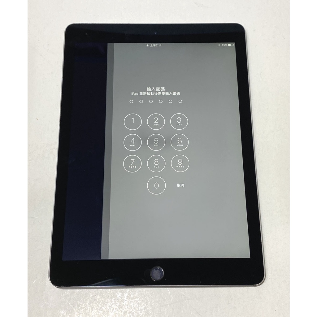 二手 蘋果 Apple iPad Air 2 A1566 可開機 可殺肉 維修用零件機 螢幕有ID鎖