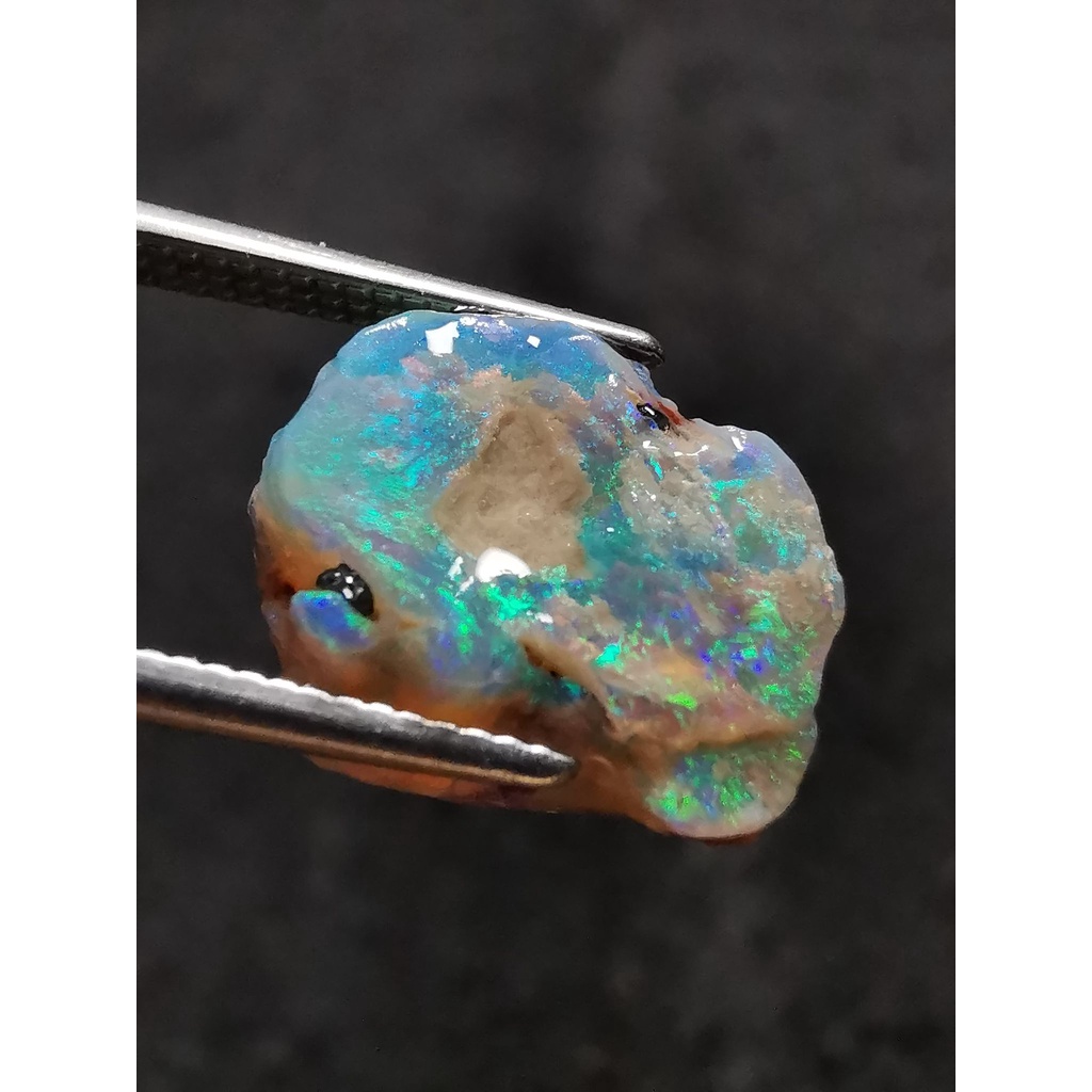 天然無處理澳洲蛋白石(Opal)原礦……金工,手做,礦標,貓礦