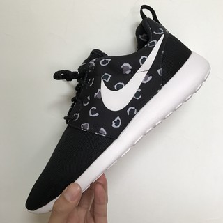 WMNS NIKE ROSHE ONE PRINT 黑豹紋配色 女碼US12 男鞋US10.5