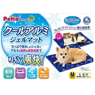 【JPGO】日本進口 Petio 派地奧 貓犬通用 ECO COOL 涼感凝膠散熱墊~雪花圖案 M號