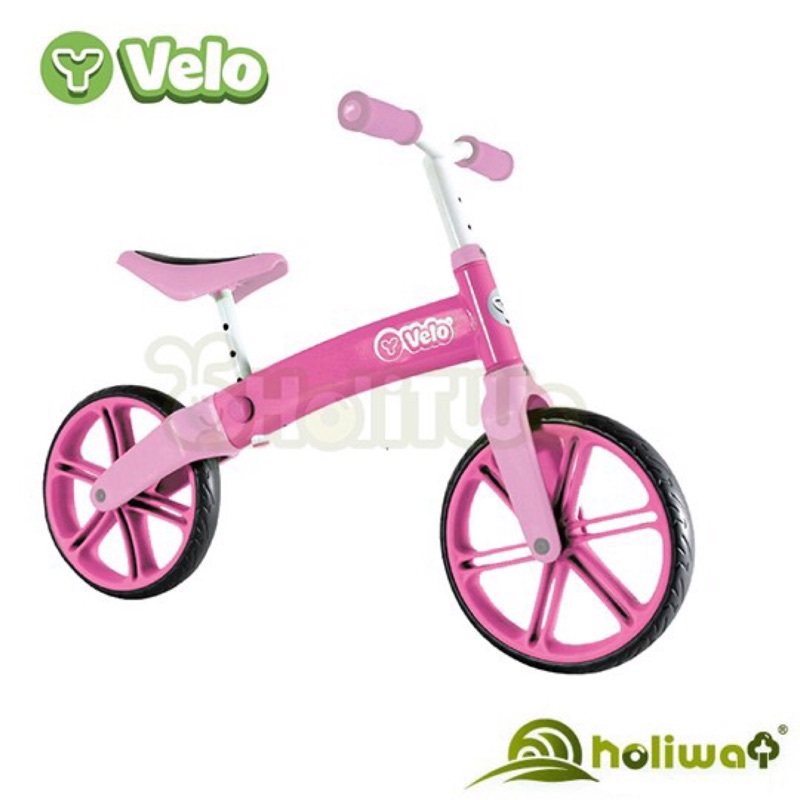 Y-Volution Velo 滑步車。粉色