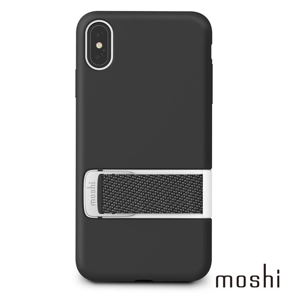 (二手) Moshi Capto for iPhone Xs Max 指環支架織帶保護殼