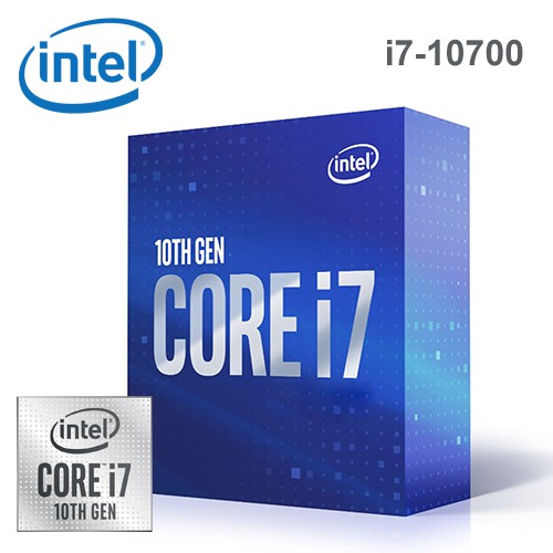 Intel 第十代 i7-10700【8核/16緒】中央處理器