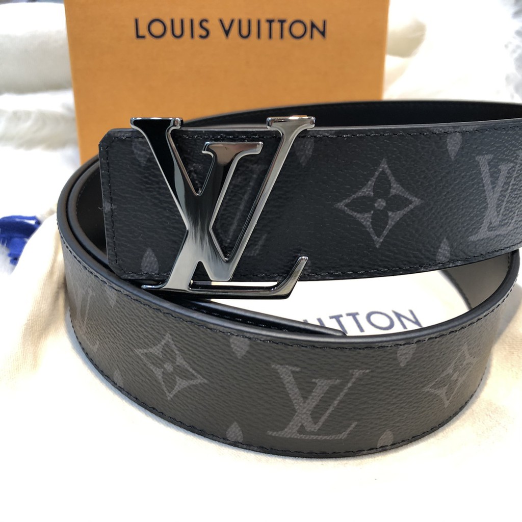 ♚KK SHOP♚  Louis Vuitton LV INITIALES 40毫米雙面皮帶 M9043