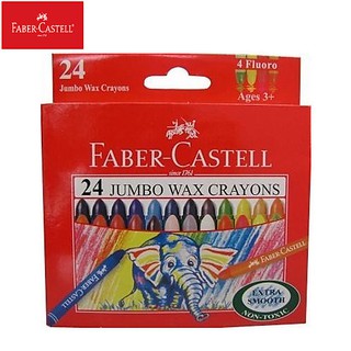 +富福里+德國 輝柏 Faber-Castell 大象 粗芯 蜂蠟筆 蠟筆 24色入 環保、安全、無毒性.120039