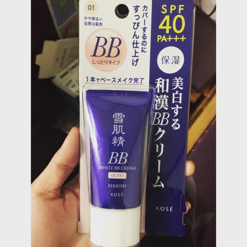 全新 日本購入 雪肌精 雪肌粹 BB霜 白皙色 01 滋潤 添加薏仁美白