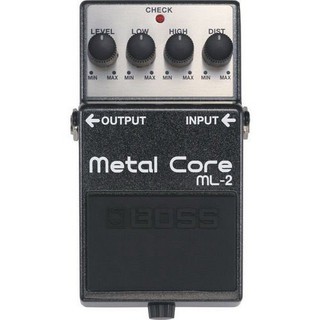 Boss ML-2 Metal Core 電吉他金屬破音單顆效果器(Nu Metal 必備 Boss 最重的破音)