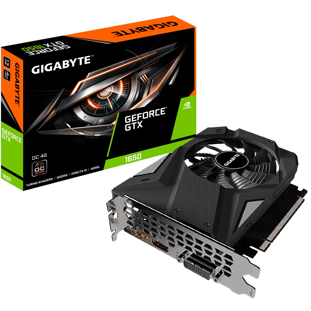 Gigabyte 技嘉 GTX1650 D6 OC 4G (N1656OC-4GD) 註冊四年保 顯示卡 GT 1030