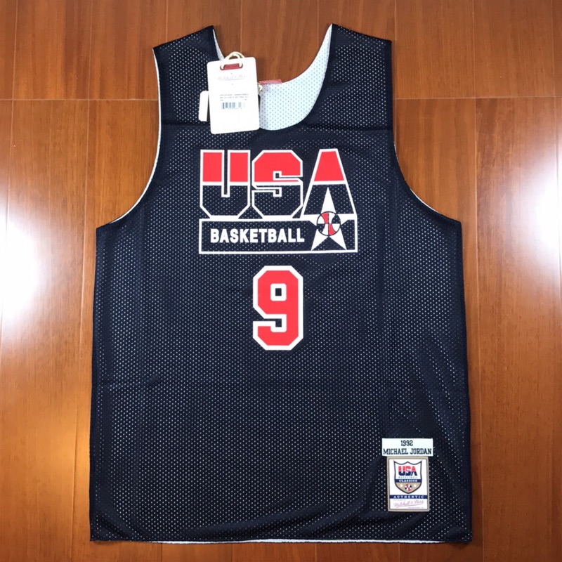 Mitchell &amp; Ness Jordan USA DREAM TEAM 夢幻隊雙面練習球衣