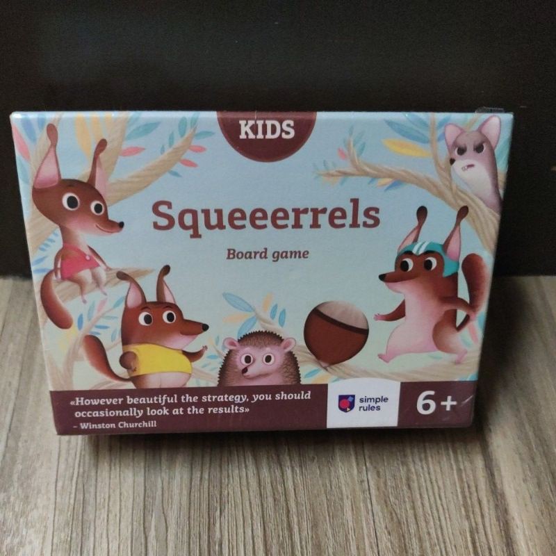 松鼠取堅果 桌遊 硬盒版 俄羅斯遊戲 Squeeerrels Board game 全新