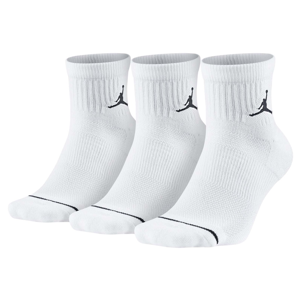 Jordan 短襪 Jumpman Quarter Socks 3雙入 白 基本款 襪子【ACS】 SX5544-100