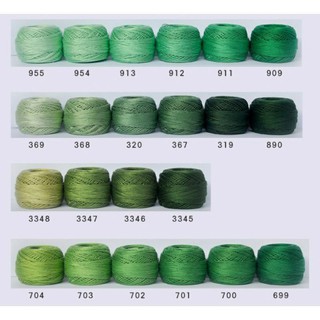 法國DMC 繡線 8號 綠色系 繡線 DMC正品
