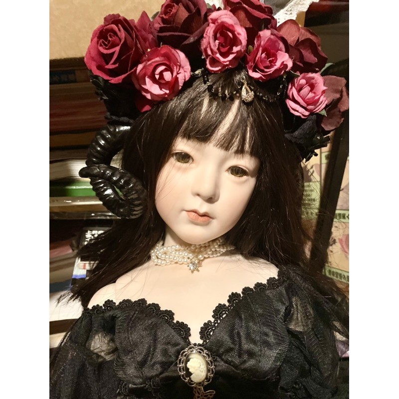 全陶瓷bjd收藏型球體關節人形 三輪輝子創作人形 小一分 bjd Teruko Miwa可動 陶瓷娃娃 雛人形 許願娃娃