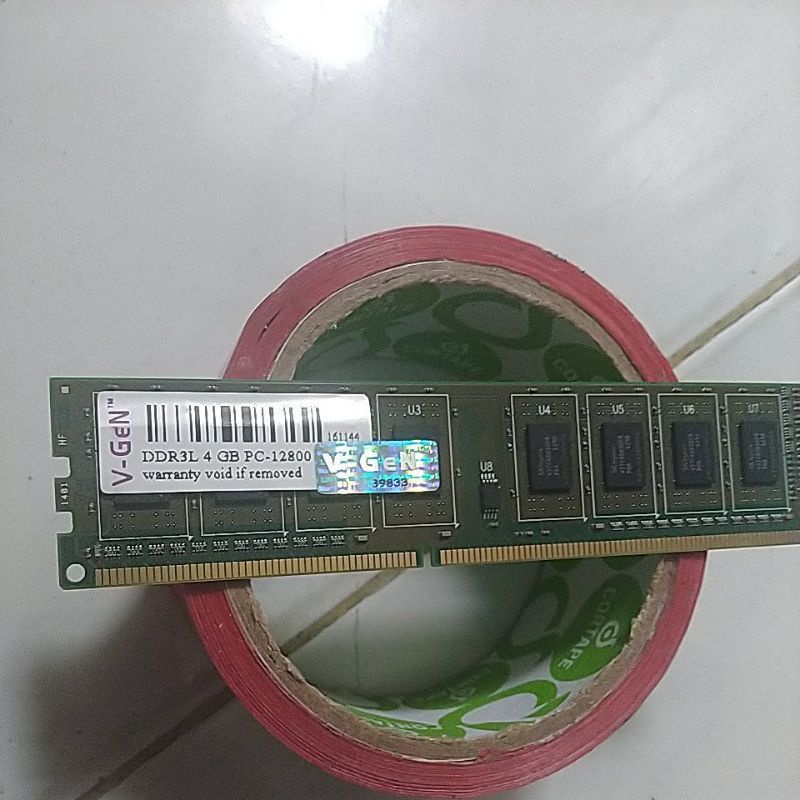 Vgen DDR3L 4gb PC 12800 終身
