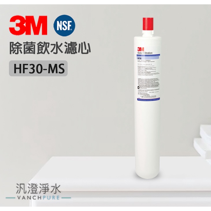 【汎澄淨水】 3M HF30-MS濾心 除菌 抑制水垢 高流量淨水濾芯 HF-30MS HF30 MS 台灣公司貨