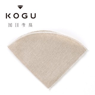 現貨即出💗日本製 下村企販 KOGU 珈琲考具 亞麻咖啡濾布 1-4杯用 ( 濾架另有售 ) 可重複使用 錐形咖啡濾布