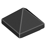 Lego 樂高 黑色 金字塔 三角 Black Slope 45 1x1x2/3 Pyramid 22388