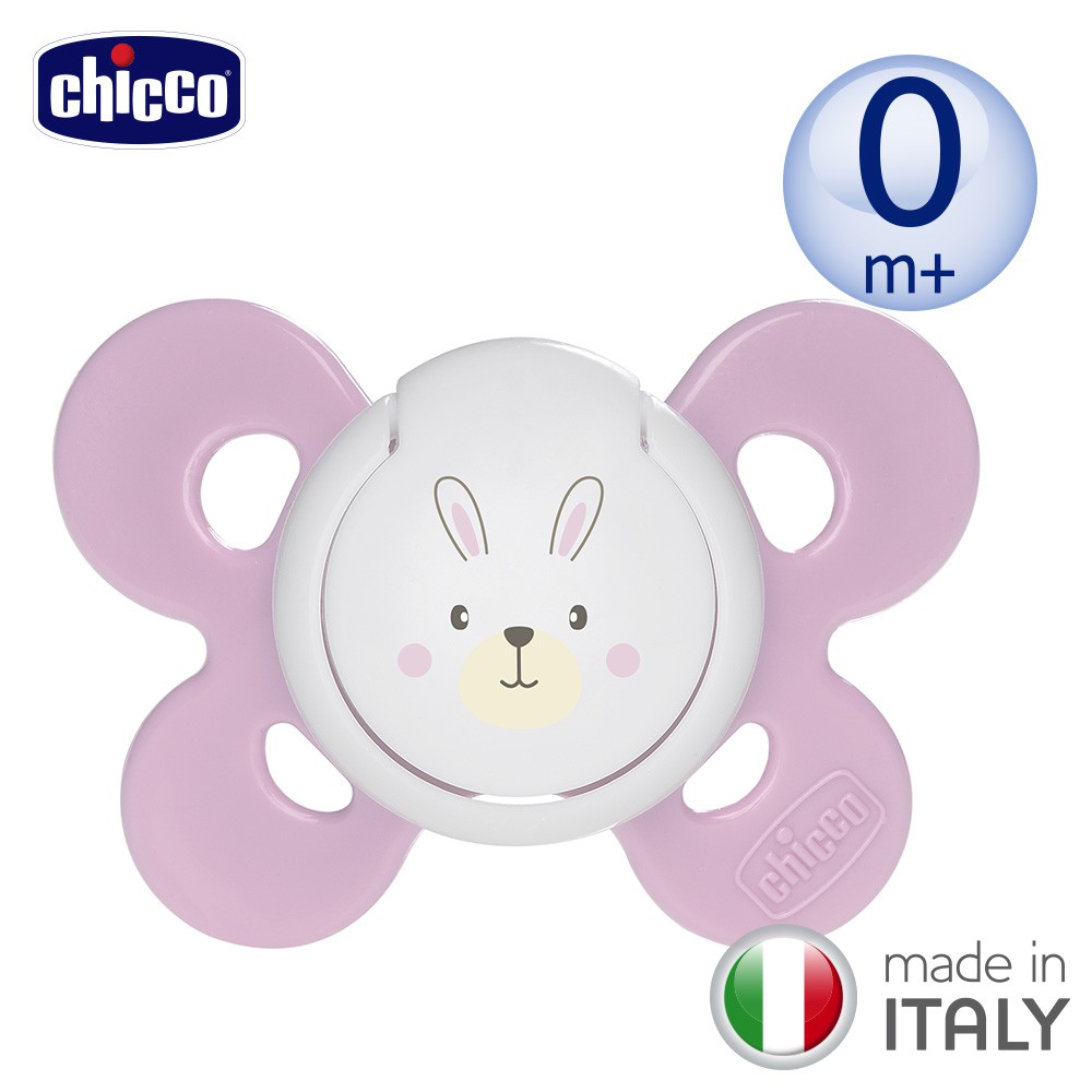 chicco-舒適哺乳-機能型矽膠安撫奶嘴1入-小 (多款)