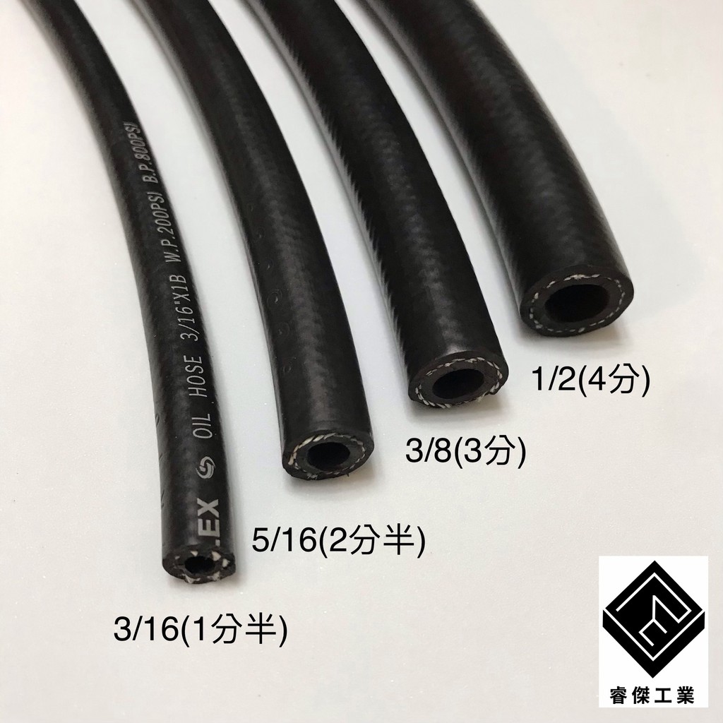 睿傑工業 - KINGFLEX 工業用橡膠管 耐油管 黑膠管 空氣管 編織橡膠管 高壓空氣管 高壓液態管 高壓水管