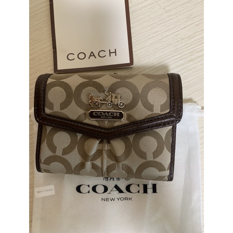 Coach短夾/於專櫃購買非仿冒品