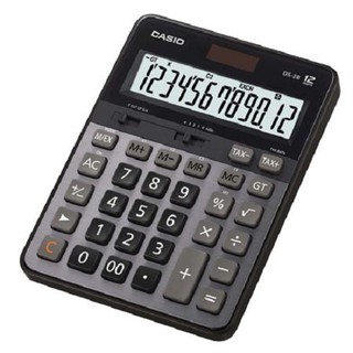 【CASIO】卡西歐 DS-2B 12位數 大型顯示幕 商用專業型 計算機 鐵灰 臺灣卡西歐保固一年
