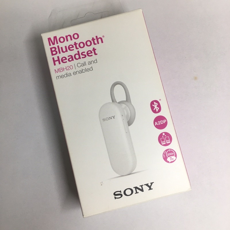 二手｜SONY  MBH20 單聲道藍牙耳機 白色