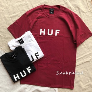 【Sharkhead】現貨 HUF OG Logo Tee 短袖 短t 黑 白 紅 經典款 基本款 蔡詩芸 深綠 奶茶色