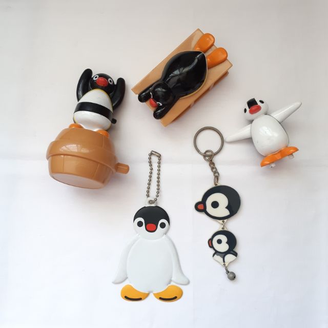 企鵝家族 pingu pinga 玩具 擺飾 吊飾 鑰匙圈