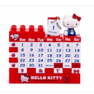 三麗鷗 HELLO KITTY 積木日曆 月曆 桌曆