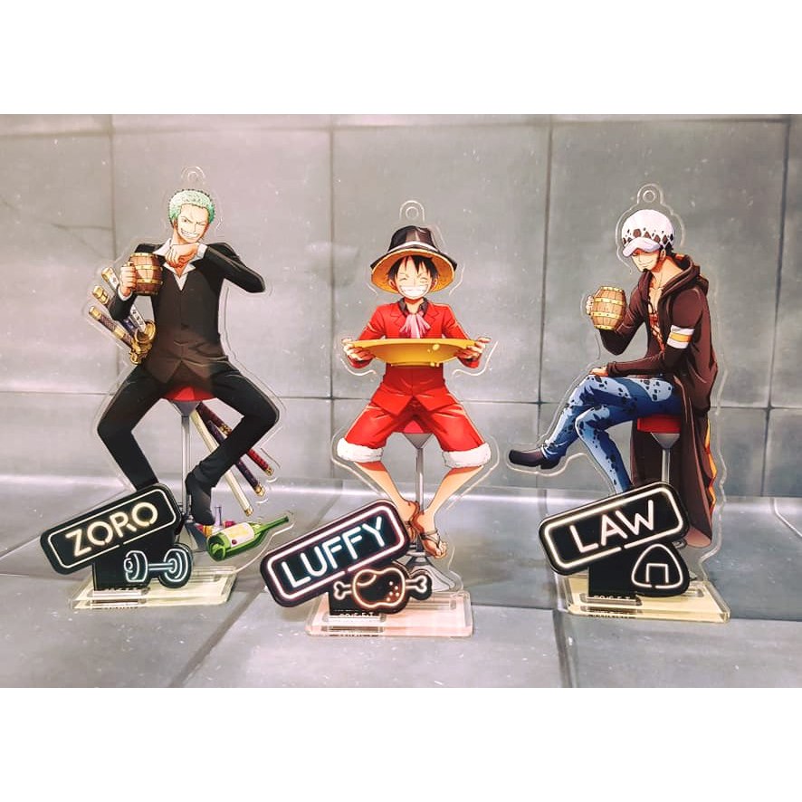海賊王航海王日本日版金證魯夫羅索隆jump 限定壓克力造型人物立牌吊飾鑰匙圈鑰匙扣周邊 蝦皮購物
