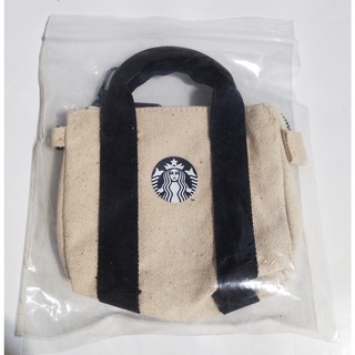 收納包包皮夾卡片包系列 星巴克starbucks 黑色 女神帆布零錢包