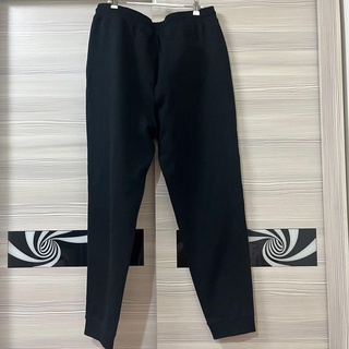 Hang Ten-男裝-鬆緊側邊壓條休閒束口褲-黑色XL