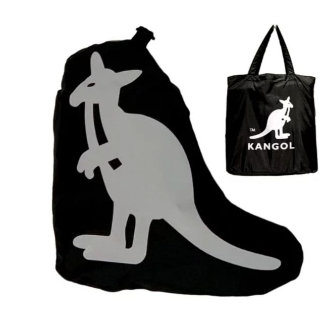 英國kangol 袋鼠造型摺疊收納托特包 蝦皮購物
