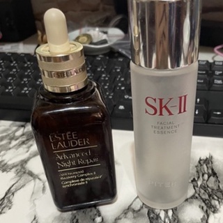 雅詩蘭黛小棕瓶100ml、sk2 青春露75ml空瓶～～～