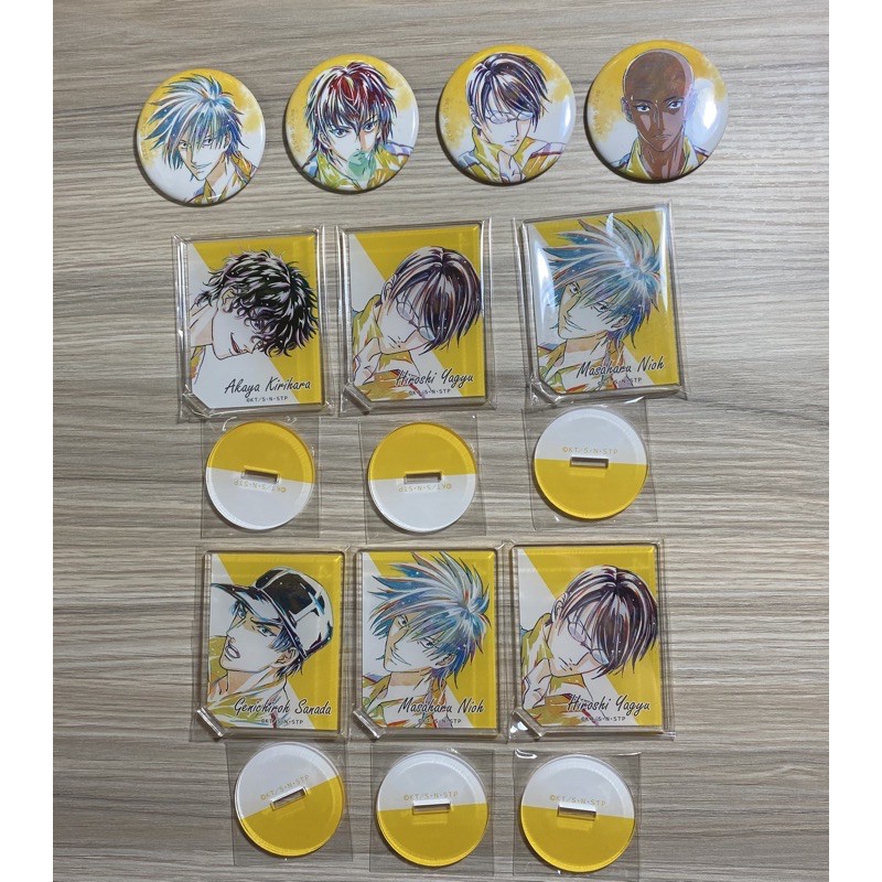 新網球王子立海大ani Art徽章立牌幸村柳真田丸井仁王切原柳生胡狼 蝦皮購物