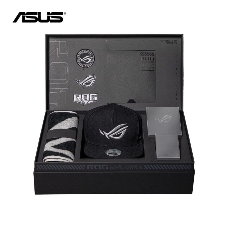 ASUS ROG Phone 5 Ultimate 信仰 boxset 禮物盒 周邊 禮盒 帽子 毛巾 撲克牌