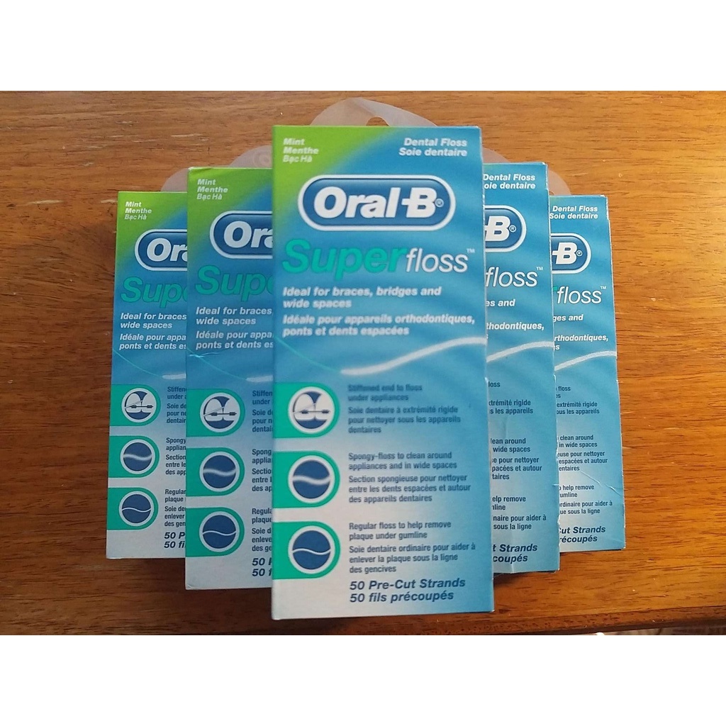 Oral B 歐樂B 超級牙線 三合一牙線 50入/盒