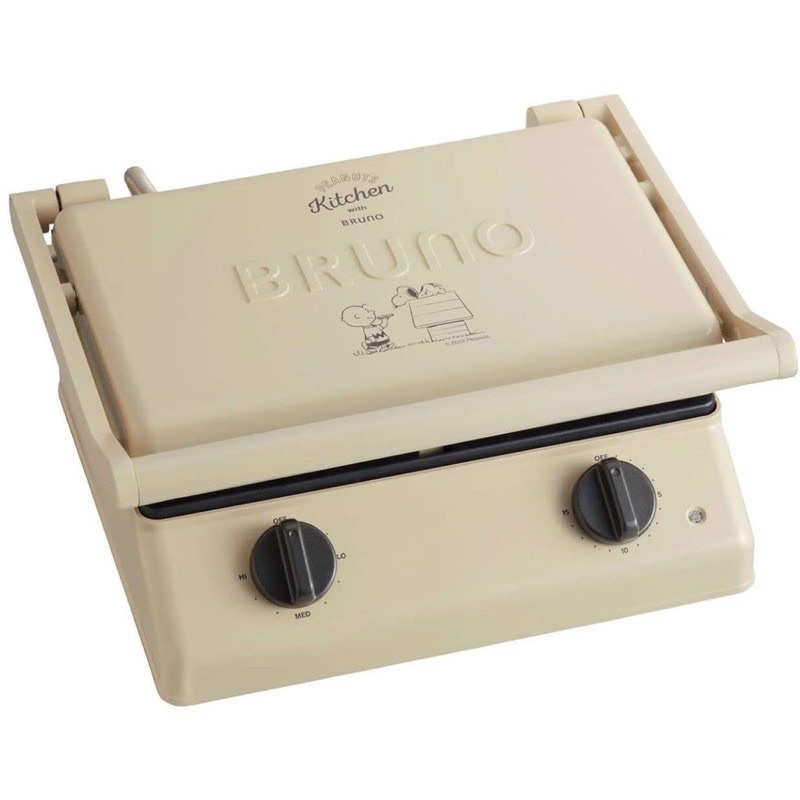 ✈️🇯🇵”拆賣烤盤和主機”史奴比Bruno日本代購限定BOE092Plus雙人厚壓帕尼尼三明治🥪主機+波紋烤盤