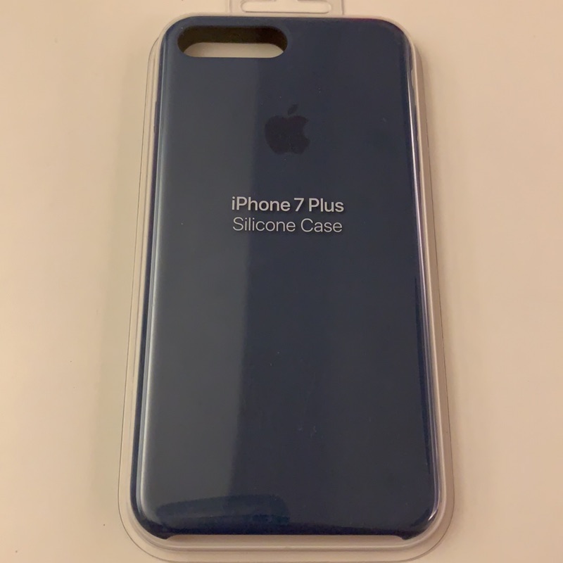 iPhone 7 plus 正原廠矽膠護套-海藍色